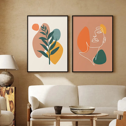 Abstract Aesthetic Lines Wall Prints