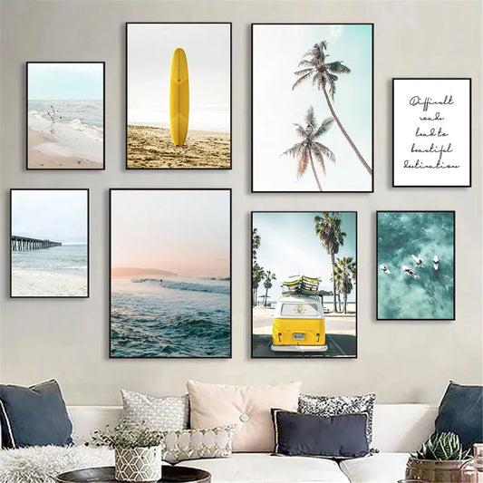 Beach Vibes Wall Prints