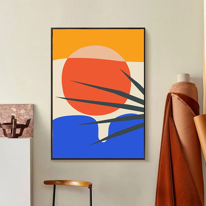 Geometric Sunrise Wall Prints