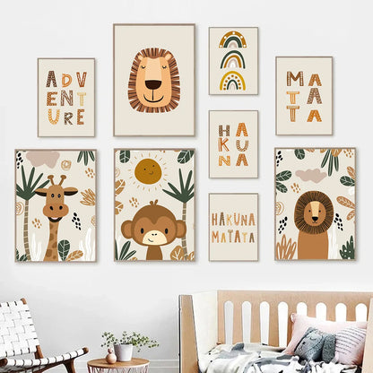 Hakuna Matata & Animals Wall Prints 2