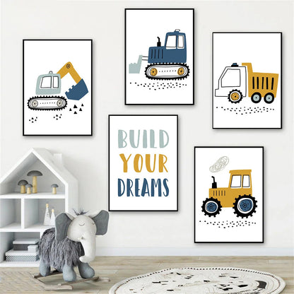 Boys Room Wall Prints