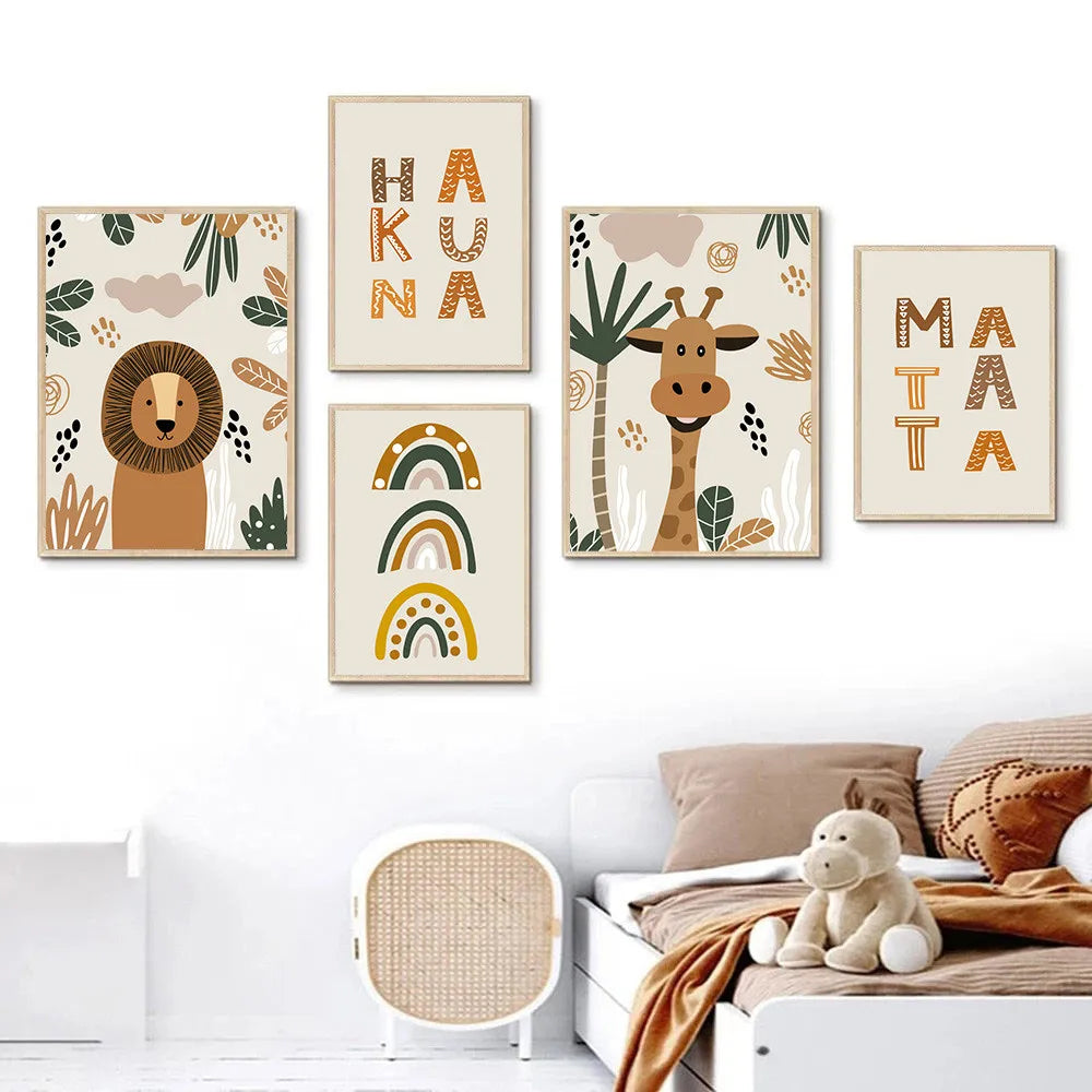 Hakuna Matata & Animals Wall Prints 2