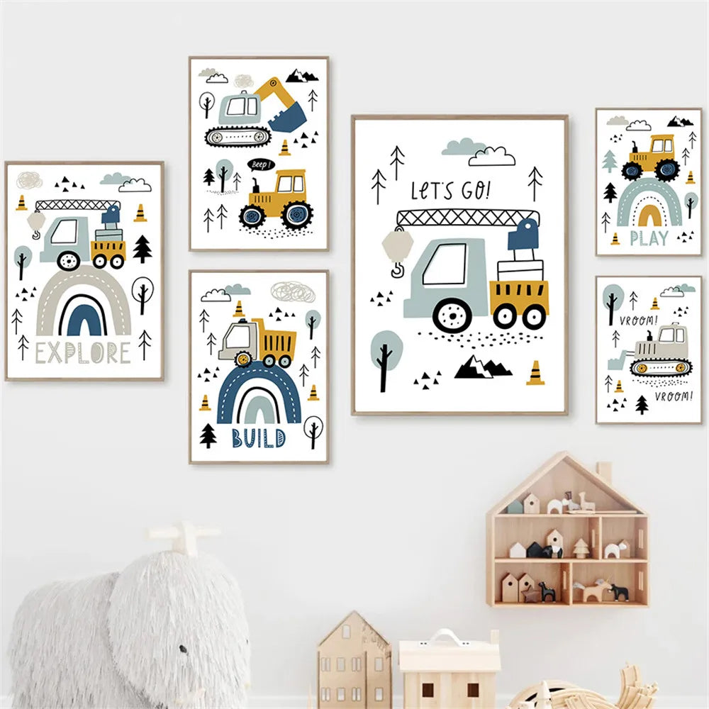 Boys Room Wall Prints