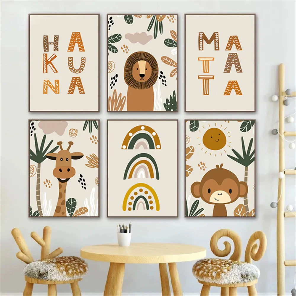 Hakuna Matata & Animals Wall Prints 2